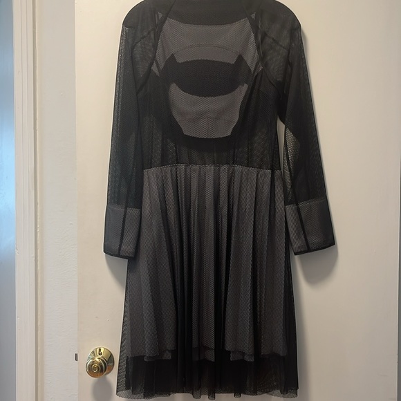 COMME DES GARÇONS JUNYA WATANABE Mesh Pleat Abstract Dress Size Medium - Picture 6 of 8